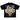 Retrovert Blue Skull Tee Black