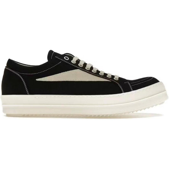Rick Owens Drkshdw Vintage Low Black Milk Brushed Cotton
