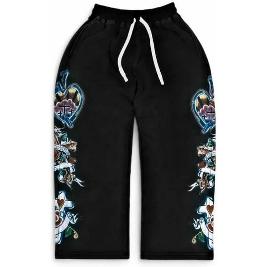 Righteous Risen King Sweatpants Black