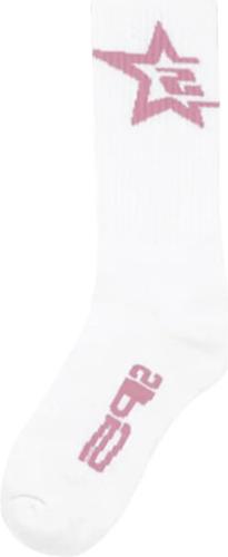 SP5 Socks White/Pink