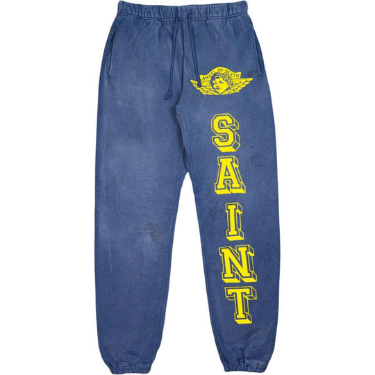 Saint Mxxxxxx Angel of Death Sweatpants Navy