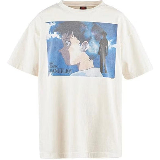 Saint Mxxxxxx Evangelion Shinji Tee White