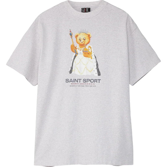 Saint Mxxxxxx True Queen Tee Grey