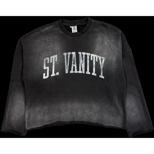 Saint Vanity Black Ash Crewneck