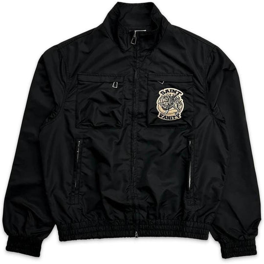 Saint Vanity Nylon Cargo Jacket Black