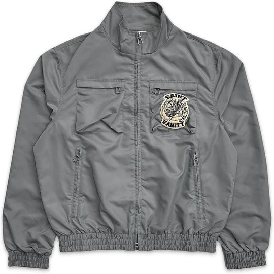 Saint Vanity Nylon Cargo Jacket Grey