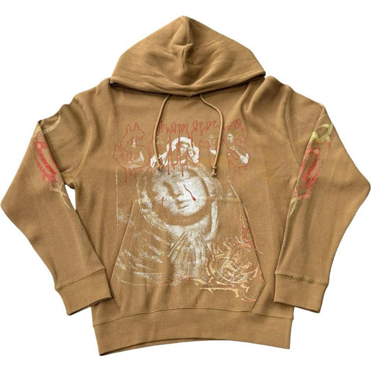 Saints Thermal Hoodie Brown