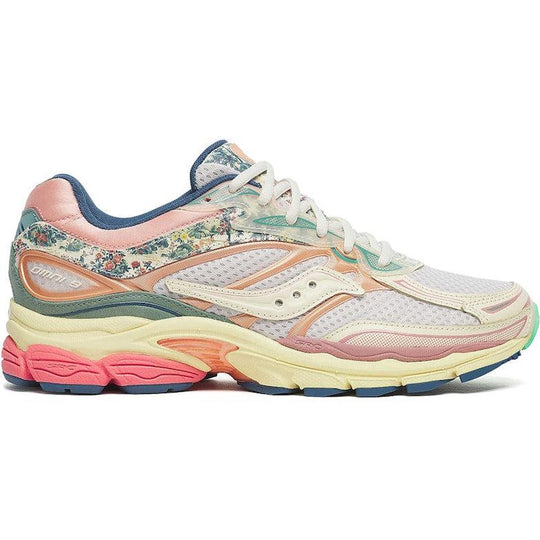 Saucony ProGrid Omni 9 Floral Beige Blue