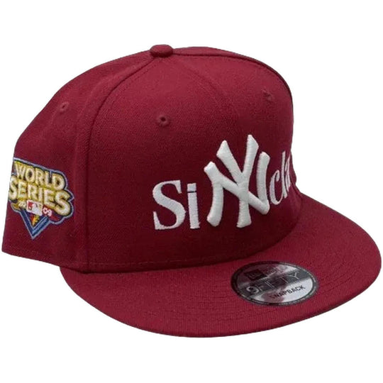 Sinclair New Era New York Yankees Fitted Hat Burgundy