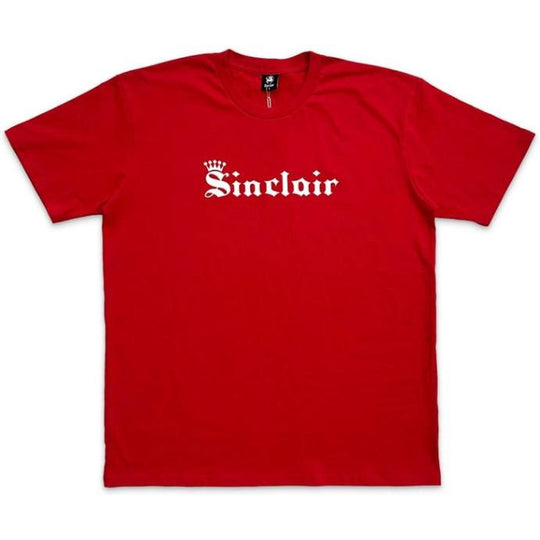 Sinclair Old English Tee Red
