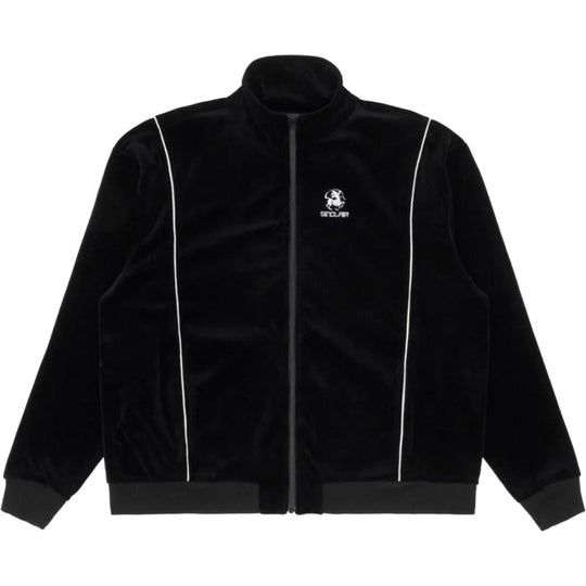 Sinclair Velour Piping Jacket Black