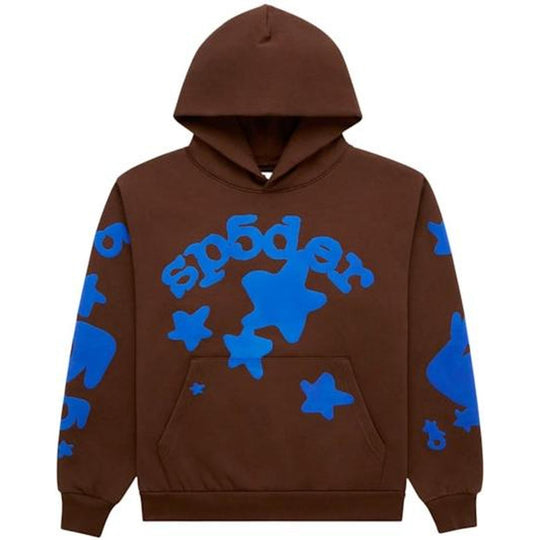 Sp5der Beluga Hoodie Brown