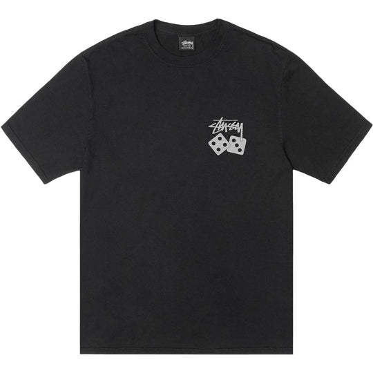 Stussy Dice Pigment Dyed Tee Black
