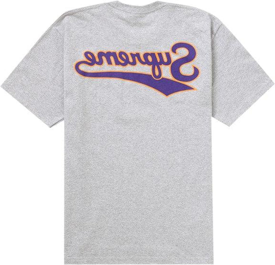 Supreme Backwards Tee Heather Grey
