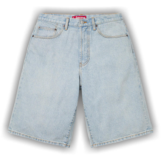 Supreme Baggy Denim Short 'Light Washed Indigo'