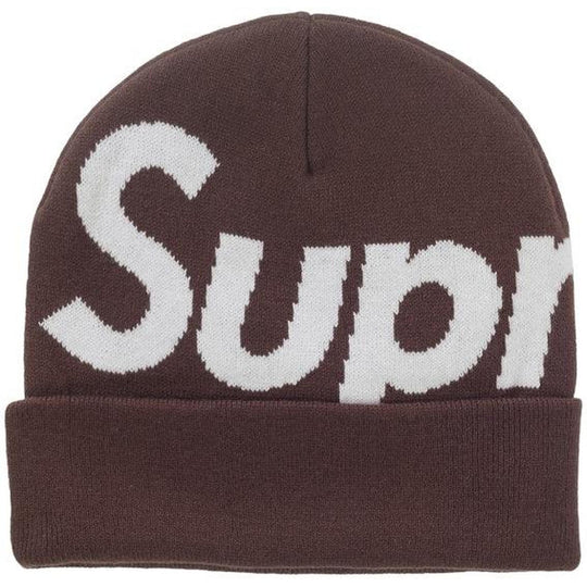 Supreme Big Logo Beanie (FW25) Brown