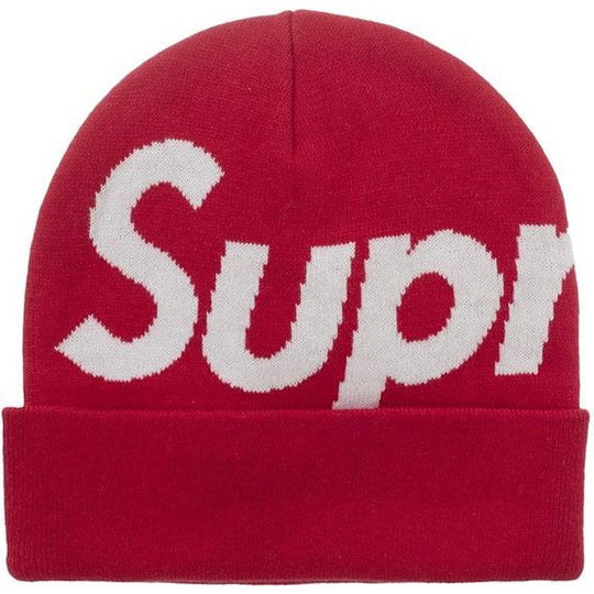 Supreme Big Logo Beanie (FW25) Red