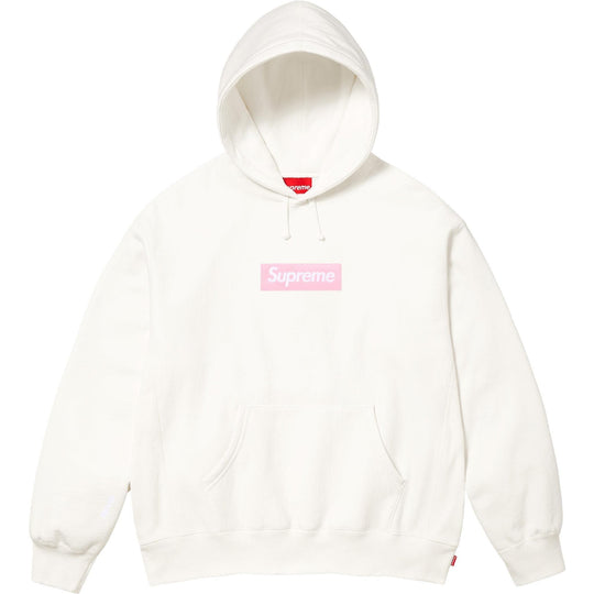 Supreme Box Logo Hooded Sweatshirt (FW25) White