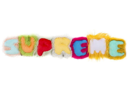 Supreme Faux Fur Pillow Multicolor