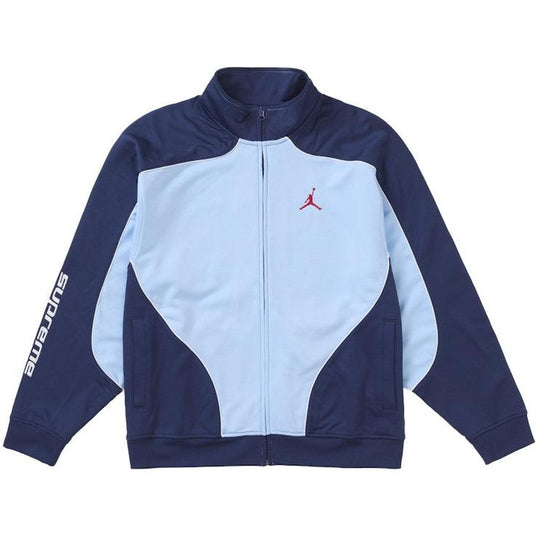 Supreme Jordan Tricot Track Jacket Light Blue