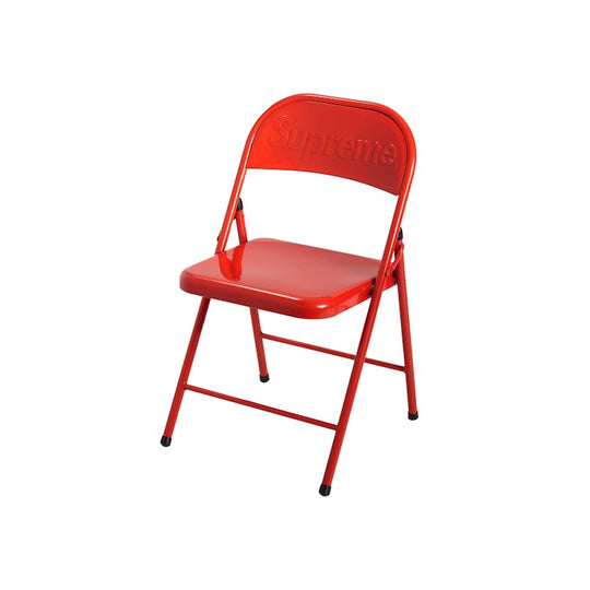 Supreme Metal Folding Chair Red