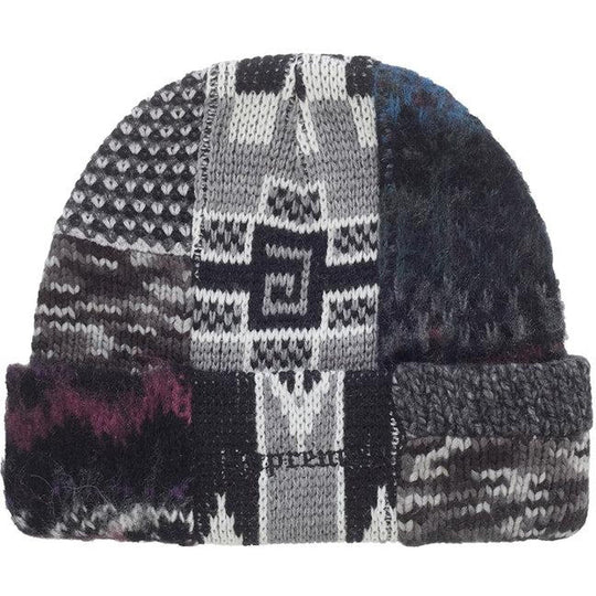 Supreme Patchwork Beanie Grey