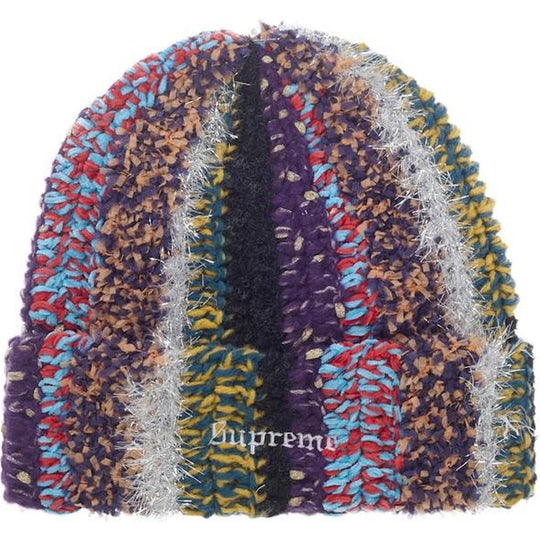 Supreme Tinsel Stripe Beanie Multicolor