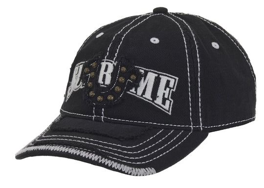 Supreme True Religion Mesh Back 6-Panel Black