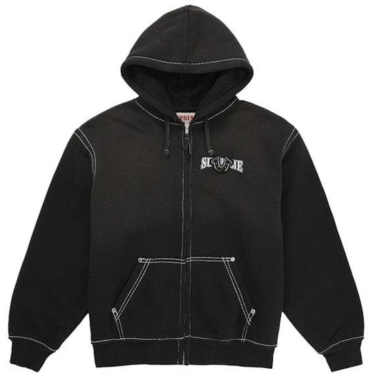 Supreme True Religion Zip Up Hooded Sweatshirt (FW25) Black
