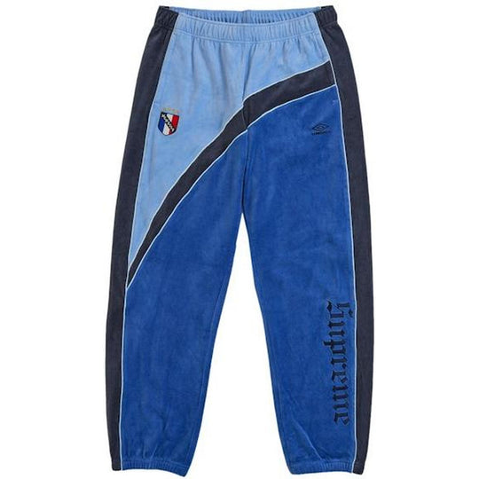 Supreme Umbro Velour Track Pant Blue