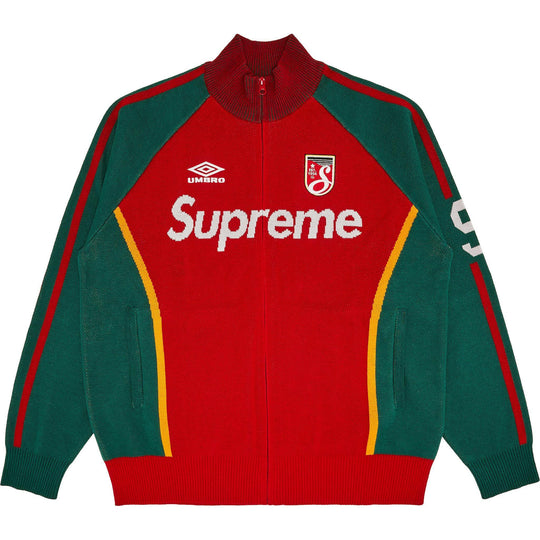 Supreme Umbro Zip Up Sweater Red