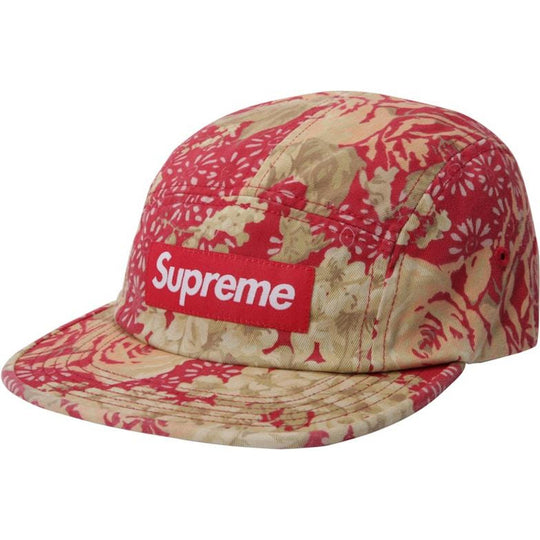 Supreme Washed Chino Twill Camp Cap (SS18) Floral