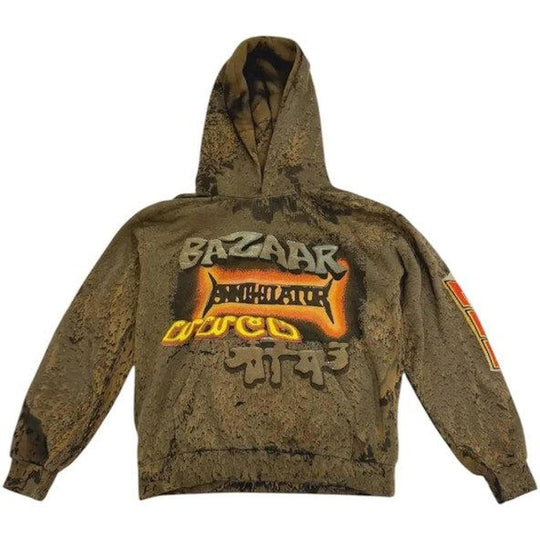 Travis Scott Cactus Jack x CPFM Bazaar Hoodie Tan