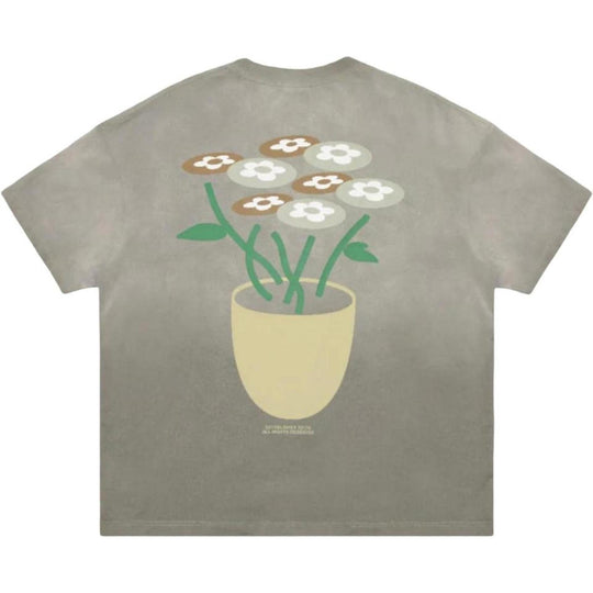 Vandy the Pink Vintage Flower Tee Washed Sage