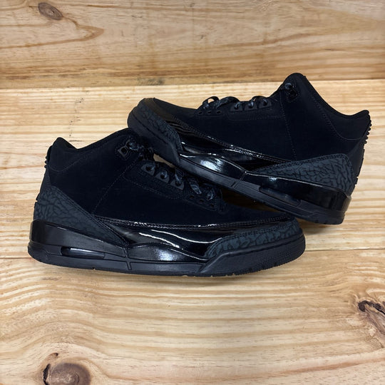 Jordan 3 Retro Black Cat (2025) Size 8M (Lightly Worn)