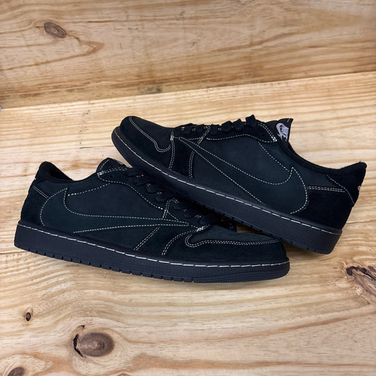 Jordan 1 Retro Low OG SP Travis Scott Black Phantom Size 12.5M (Pre-Owned)
