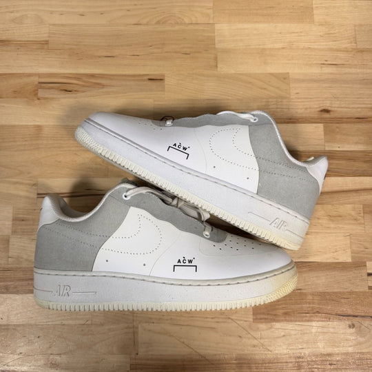 Nike Air Force 1 Low A Cold Wall White Size 9M (Moderately Worn)